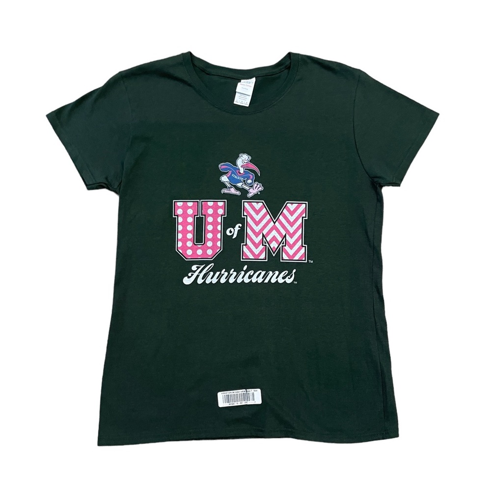 NWT Women’s University of Miami T Shirt size L